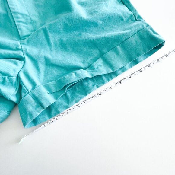 Banana Republic Women's Martin Fit Turquoise Shorts Cuffed Size 12 - Picture 5 of 9